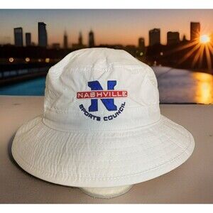 Port Authority Unisex Nashville Sports Council logo s/m Wide Brim Hat bucket